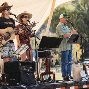 Live music at the AVLT Party in the Pasture