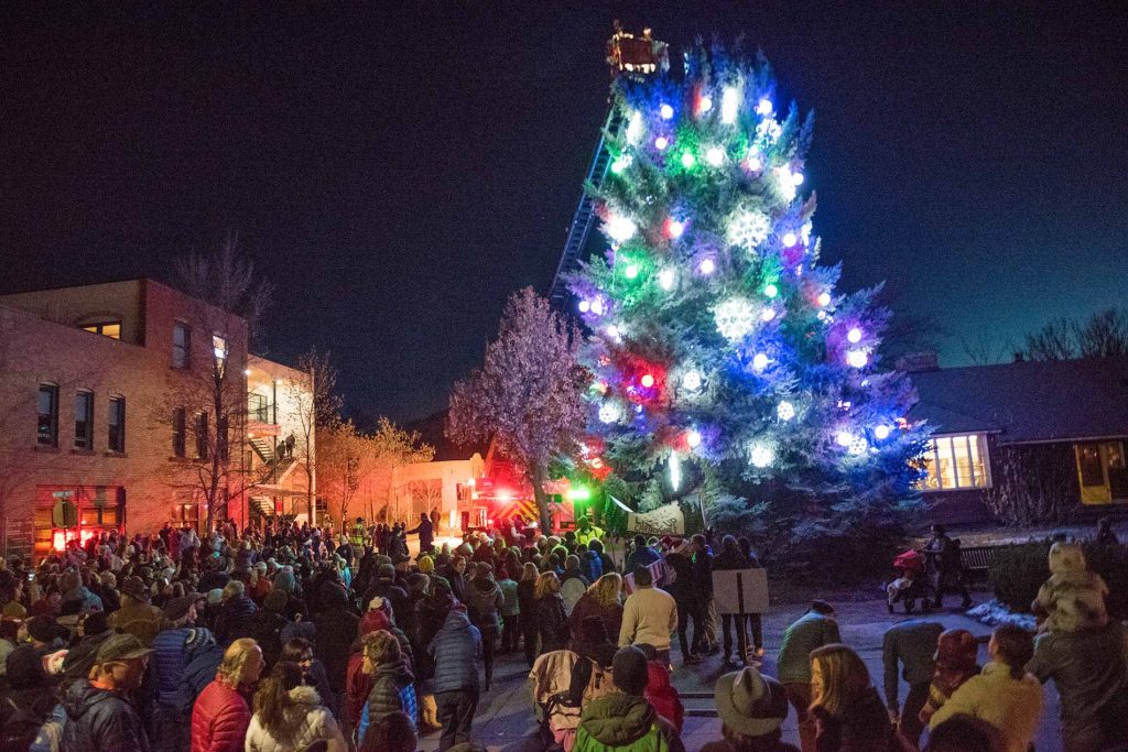 Light Up The Night First Friday tree lighting