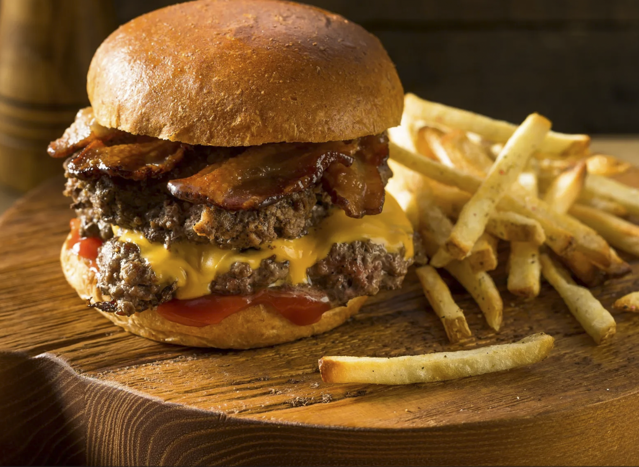 Burger and Fries